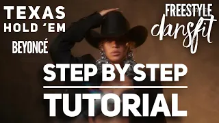 Step by Step Tutorial - Texas Hold ‘Em - @beyonce Freestyle DansFit #dance #dancefitness #youtube