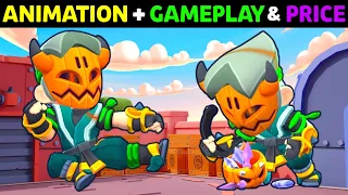 MUST WATCH! Brawl Stars Kabocha Fang Gameplay, Animation, Cost, Pin & Player Icon