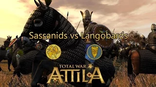 Sassanids vs Langobards, Attila Total War Online Battle # 8 English