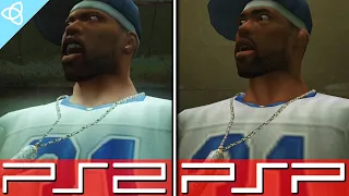 Def Jam: Fight for NY - PSP vs. PS2 (Emulated in HD) | Side by Side