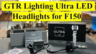 Review, installation, and testing of GTR Lighting ULTRA 2 LED: H13 Headlights for 2009-2014 F150