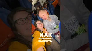 ВЕГЕТАРИАНЦЫ НА БОРТУ✈️ У какой авиакомпании самая вкусная еда?🍱 #веган #вегетарианцы #чтояем