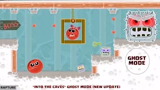 RED BALL 4 - 'INTO THE CAVES' "GHOST MODE" Completed LEVEL 61-75 (New Update)