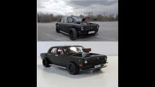 Handmade custom. How to custom a diecast Volga Cerberus V8 5L Ford Drift, DiamonD. Restoration