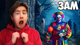 Last To SCREAM at 3AM wins - Scary Challenge!! Zhong & Kat