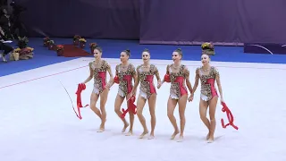 Italy TEAM - 3 Ribbons + 2 Balls, Final FIG World Cup 2024 Athens