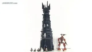 LEGO Tower of ORTHANC Review! Lord of the Rings set 10237