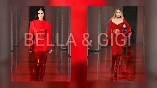 Bella & Gigi on same ramp #onsameramp #versace #fw22 #gigi #bella #celebrityaddiction