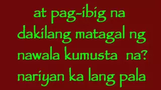 panahon na naman w/ lyrics by rivermaya