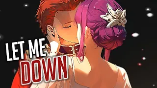 Nightcore - Don't Let Me Down (Rock Version) (Lyrics)