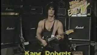 KANE ROBERTS ALICE COOPER MTV HEADBANGER'S BALL, I'M 18 VIDEO