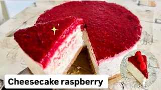 CHEESECAKE RASPBERRY/ČIZKEJK OD MALINA.   #fyp #viral #fypyoutube #easyrecipe #cheesecake #raspberry