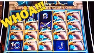 😳10X MAX MULTIPLIER on GRIFFIN's THRONE!! #slots #lasvegas #subscribe #bonus