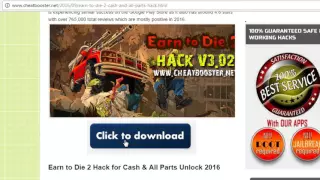 Earn to Die 2 - Download Glitch tools cheats