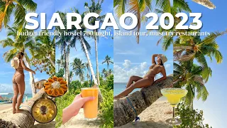 SIARGAO 2023: ₱700/night hostel 💸, Island Tour 🌊, Must try Restaurants! 🍽️ | 1/2