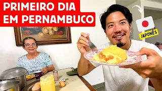 Primeiro dia de um japonês em Pernambuco, Brasil