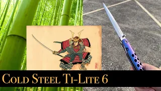 Thin Bamboo Test: Cold Steel Ti-lite 6