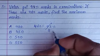 How to calculate percentage?| Basic problems on percentage| Percentage for Bank/SSC