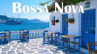 Summer Jazz Bossa Nova - Seaside Cafe Jazz & Bossa Nova Music with Ocean Wave Sound for Study, Relax