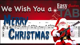 🎸 We Wish you a Merry Christmas [EASY GUITAR TAB]