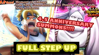 4.5 Anniversary SUMMONS!!! Full Step Up!! My First Summon Video Was I Lucky Or Not?? Nxb NV