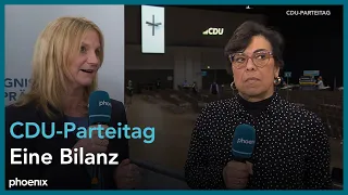 Kerstin Münstermann und Mariam Laut zum Abschluss des CDU-Parteitags am 08.05.24