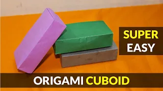 How to make Origami Cuboid 3D Very easily | Easy Origami | Origami Cuboid | I CAN DO IT