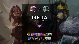 Irelia Top vs Tryndamere - EUW Master Patch 12.14