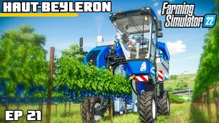 NEW PRODUCTION BUILDING! "BIG" GRAPE HARVEST| Farming Simulator 22 - Haut-Beyleron | Episode 21