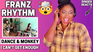 SINGER REACTS | FRANZ RHYTHM - DANCE & MONKEY (Tones & I Cover) REACTION!!!😱