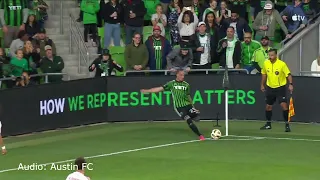 Austin FC goals vs. St. Louis City (Hedges and Cascante 3/9/24)