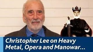 "What I sing is Symphonic Metal" | Christopher Lee on Heavy Metal, Opera and Manowar...