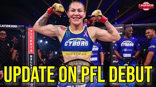 Cris Cyborg Gives Update on PFL Debut, Honored by Respect From the Next Generation | LFA 184