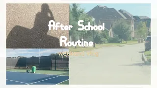 AFTER SCHOOL ROUTINE *productive* 🤍 tennis + violin + homework + read | Sarah