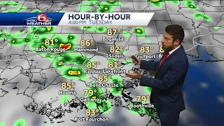 Rounds of heavy rainfall overnight and through Tuesday