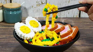 Bowl to Build: A LEGO RAMEN Recipe inspired by Ponyo Studio Ghibli!