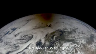 An EPIC View of the Moon’s Shadow During the June 10 Solar Eclipse