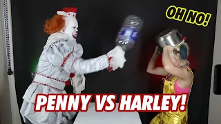 HarleyWise! Pennywise VS Harley Quinn JACK AND SMASH Challenge! PART 2