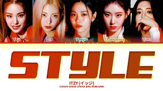 ITZY STYLE Lyrics (Color Coded Lyrics)