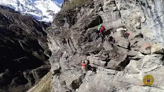 Rescuers Save Herd Of Goats From Cliff