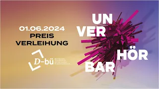 D-bü - Wettbewerb Nürnberg 2024 | Preisverleihung