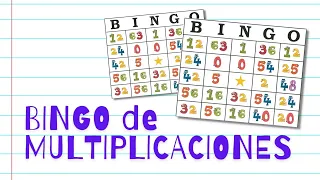 Bingo de multiplicaciones