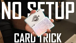 ANYONE Can Do This IMPROMPTU Card Trick NOW!