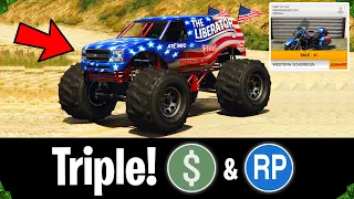 GTA 5 ONLINE INDEPENDENCE DAY WEEKLY UPDATE OUT NOW! TRIPLE MONEY & DISCOUNTS! (FREE VEHICLES!)