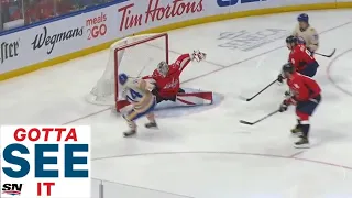 GOTTA SEE IT: Ilya Samsonov Makes Two Incredible Saves To Deny The Sabres The Lead