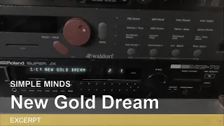 SIMPLE MINDS: NEW GOLD DREAM [EXCERPT | COVER]