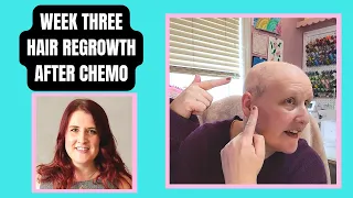 Hair growth after chemo | three weeks | Breast Cancer Stage 2a | My Cancer Journey