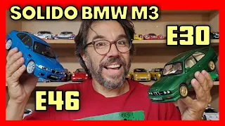 SOLIDO BMW M3 E30 and E46 || 1/18 Scale Diecast Review