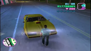 GTA Vice City - Driving a Phoenix Sports Car until Wasted!