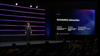 AWS re:Invent 2022 - Automotive reinvention (AUT101-L)